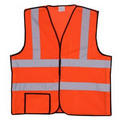 Solid Orange Break-Away Safety Vest